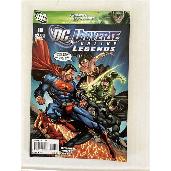 DC Universe Online Legends DC Comic Lot Of 6 #s 7-12 VF/NM - Picture 5 of 7